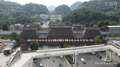 4K<strong>航拍贵州</strong>侗族少数民族风雨桥历史文化古建筑
